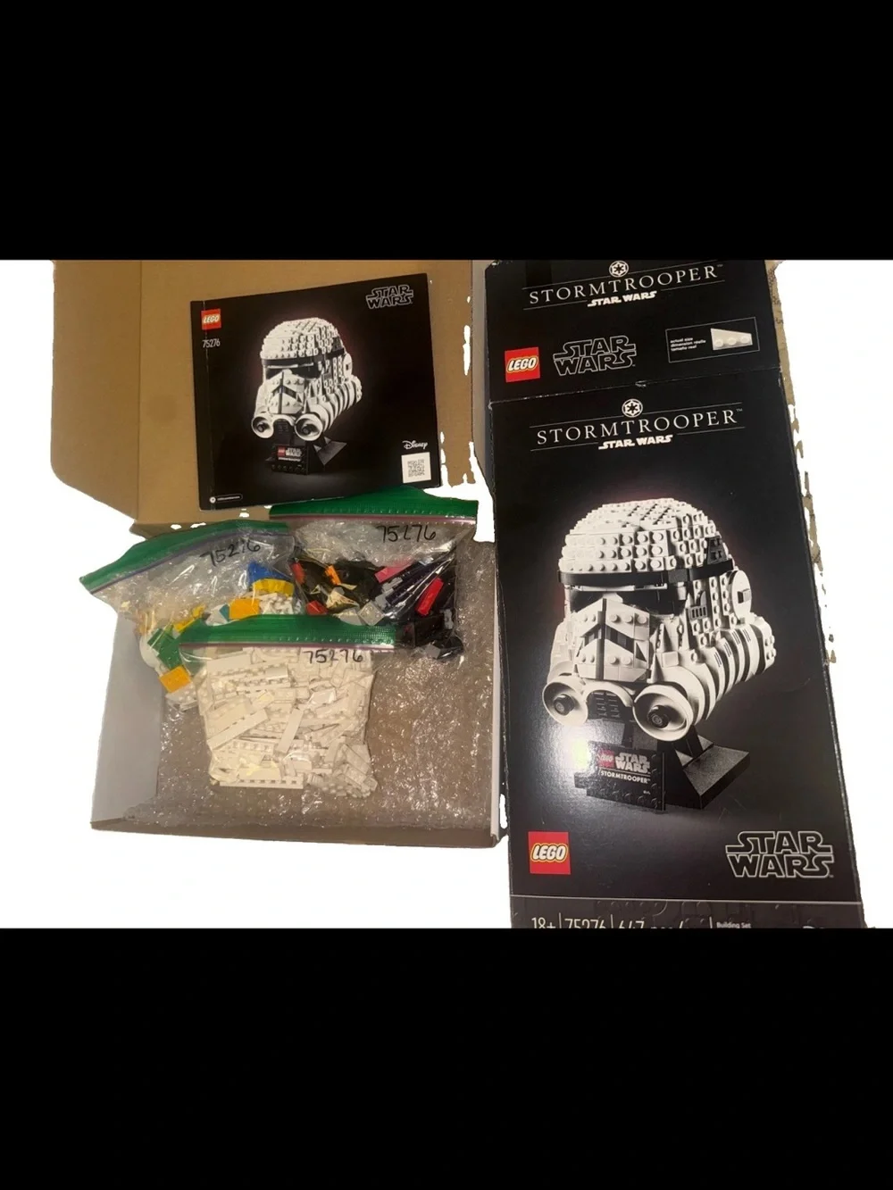 LEGO Star Wars Set: Stormtrooper Helmet 75276 RETIRED With Box & Manual